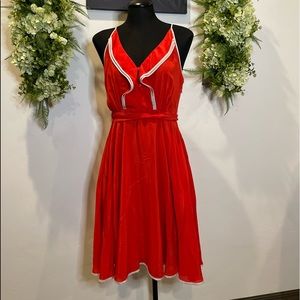 Girl from Savoy Gull Wing silk dress